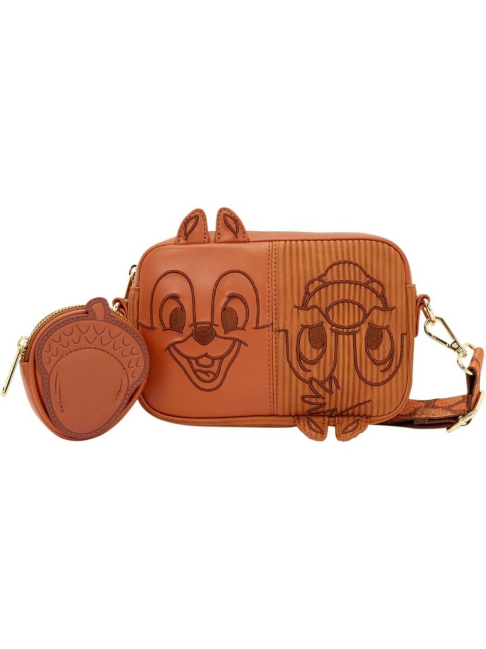 Chic Chip 'n' Dale Sling Crossbody Bag with Coin Purse - Cute & Functional!